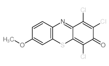 1,2,4-trichloro-7-methoxy-phenothiazin-3-one Structure