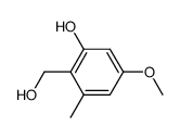 2-Hydroxy-4-methoxy-6-methylbenzylalkohol Structure