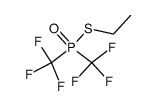 S-ethyl bis(trifluoromethyl)phosphinothioate结构式