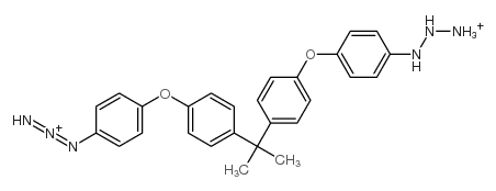 imino-[4-[4-[2-[4-[4-(iminoazaniumylideneamino)phenoxy]phenyl]propan-2-yl]phenoxy]phenyl]imino-azanium picture