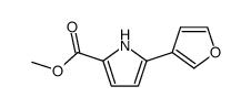 5-furan-3-yl-pyrrole-2-carboxylic acid methyl ester结构式
