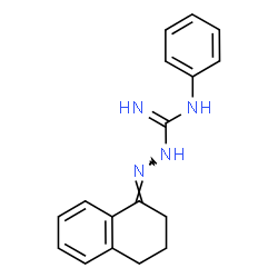 1,2,3,4-Tetrahydronaphthalen-1-one N-phenylguanyl hydrazone Structure