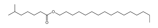 hexadecyl 6-methylheptanoate Structure