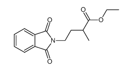 ethyl 2-methyl-4-phthalimidobutanoate Structure