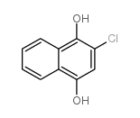 3-Chloro-1,4-dihydroxynaphthalene structure