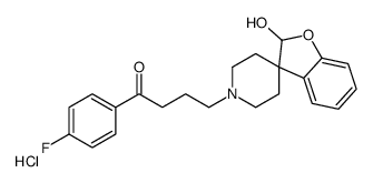 1-(4-fluorophenyl)-4-(2-hydroxyspiro[2H-1-benzofuran-3,4'-piperidine]-1'-yl)butan-1-one,hydrochloride结构式