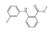 methyl 2-(3-fluoroanilino)benzoate结构式