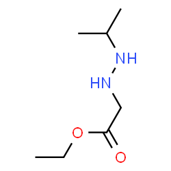 Acetic acid, [2-(1-methylethyl)hydrazino]-, ethyl ester (9CI)结构式