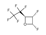 r-2-pentafluoroethyl-t-3,t-4-difluoro-oxetan Structure