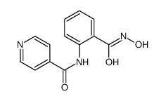 4-Pyridinecarboxamide,N-[2-[(hydroxyamino)carbonyl]phenyl]-(9CI) structure