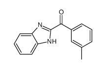 1H-benzimidazol-2-yl-(3-methylphenyl)methanone Structure