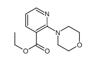 ethyl 2-morpholin-4-ylpyridine-3-carboxylate结构式