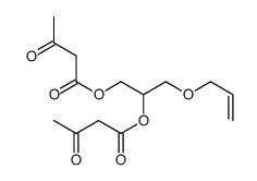 1-[(allyloxy)methyl]ethylene diacetoacetate Structure