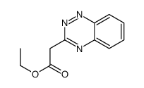 Ethyl 1,2,4-benzotriazine-3-acetate结构式