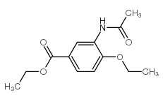 Benzoic acid,3-(acetylamino)-4-ethoxy-, ethyl ester structure