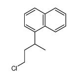 1-(4-chlorobutan-2-yl)naphthalene Structure