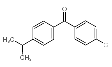 4-氯-4-异丙基苯甲酮结构式