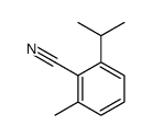 Benzonitrile, 2-methyl-6-(1-methylethyl)- (9CI) structure