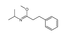 methyl N-isopropyl-3-phenylpropanimidate结构式