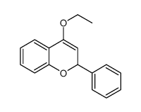 4-ethoxy-2-phenyl-2H-chromene Structure
