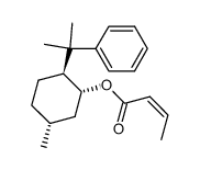 (+)-8-phenylmenthyl Z-crotonate结构式