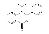 4(1H)-Quinazolinone, 1-(1-methylethyl)-2-phenyl Structure
