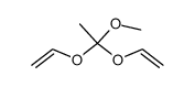 1,1-divinyloxy-1-methoxyethane Structure