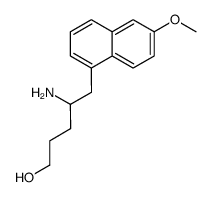 4-amino-5-(6-methoxynaphthalen-1-yl)pentan-1-ol Structure