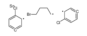 4-bromobutyl-bis(4-chlorophenyl)stannane结构式