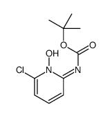 tert-butyl N-(6-chloro-1-hydroxypyridin-2-ylidene)carbamate结构式