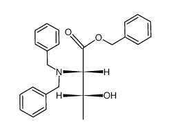 benzyl (2S,3R)-2-(N,N-dibenzylamino)-3-hydroxybutanoate Structure