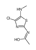 N-[4-chloro-5-(methylamino)-1,3-thiazol-2-yl]acetamide Structure