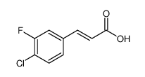 (E)-3-(4-Chloro-3-fluorophenyl)acrylicacid picture