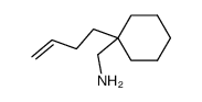 (1-(but-3-en-1-yl)cyclohexyl)methanamine结构式