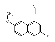 3-BROMO-7-METHOXY-1-NAPHTHONITRILE Structure