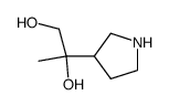 2-pyrrolidin-3-yl-propane-1,2-diol Structure