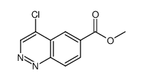 4-Chloro-6-cinnolinecarboxylic acid methyl ester Structure