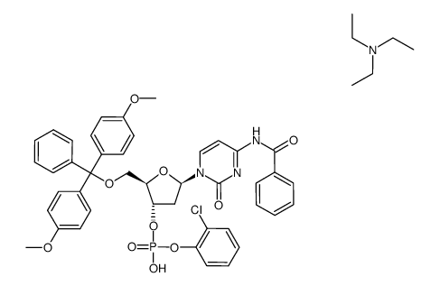 bz-dmt-deoxycytidine 2-clph diester*triethylammon structure