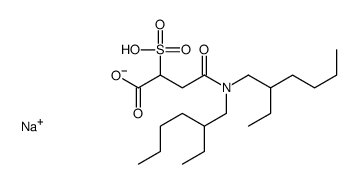 sodium hydrogen 4-[bis(2-ethylhexyl)amino]-4-oxosulphonatobutyrate Structure