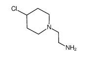 1-PIPERIDINEETHANAMINE,4-CHLORO-结构式