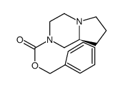 (8aS)-2-benzyloxycarbonyloctahydropyrrolo[1,2-a]pyrazine结构式