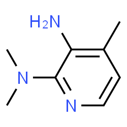 2,3-Pyridinediamine,N2,N2,4-trimethyl- Structure