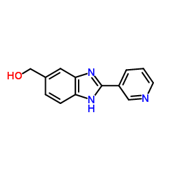 [2-(3-Pyridinyl)-1H-benzimidazol-5-yl]methanol结构式