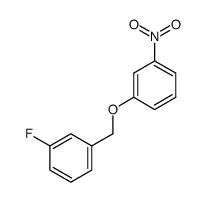 1-fluoro-3-((3-nitrophenoxy)methyl)benzene Structure