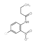 Butanamide, N-(4-chloro-2-nitrophenyl)- structure