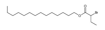 tetradecyl 2-bromobutanoate Structure