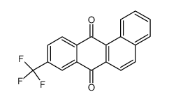 9-(trifluoromethyl)-7,12-benz(a)anthraquinone结构式