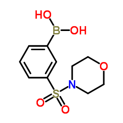 [3-(4-Morpholinylsulfonyl)phenyl]boronic acid Structure