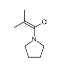 1-chloro-2-methyl-N,N-tetramethylenepropenylamine Structure