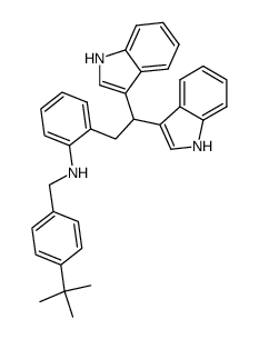 ortho -2 ethyl, N-(p-tertiobutyl) benzyl aniline结构式